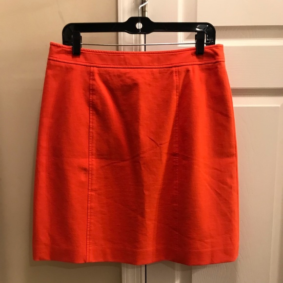 Ann Taylor Dresses & Skirts - Ann Taylor Orange Skirt Size 8